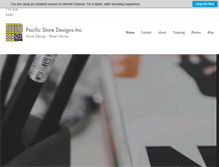Tablet Screenshot of pacificstoredesigns.com